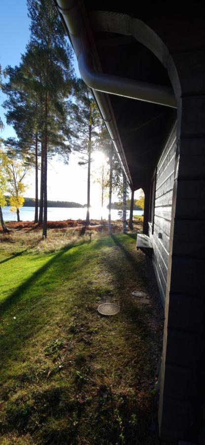 Lakeside Log Cabin Fraemby Udde Falun Eksteriør billede
